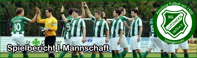 I.Mannschaft: SGL – SV Wortelstetten 4:6 I.Mannschaft: SGL – SV Wortelstetten 4:6